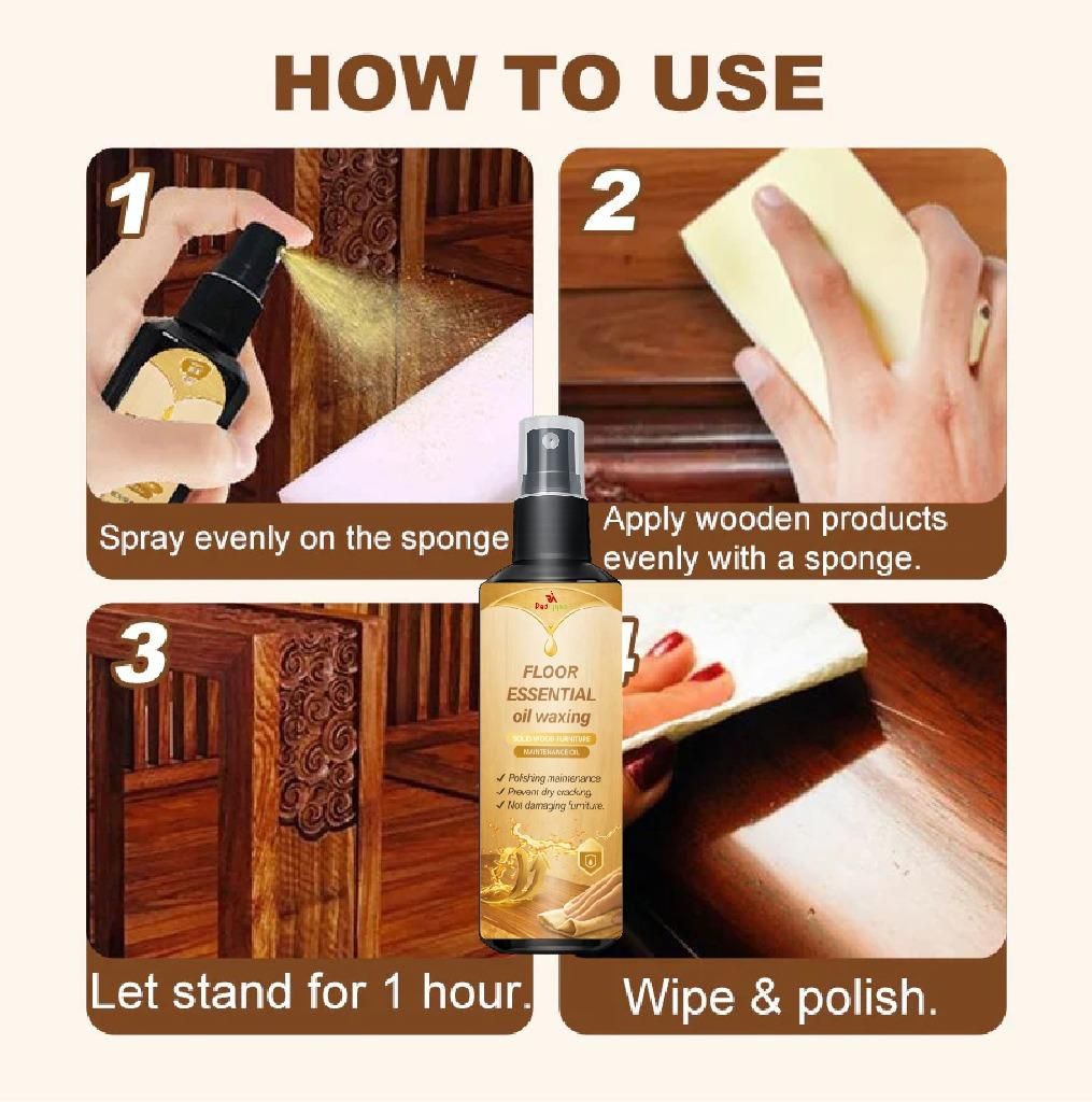 Floor Essential Oil Waxing 100 ml each Pack of 2